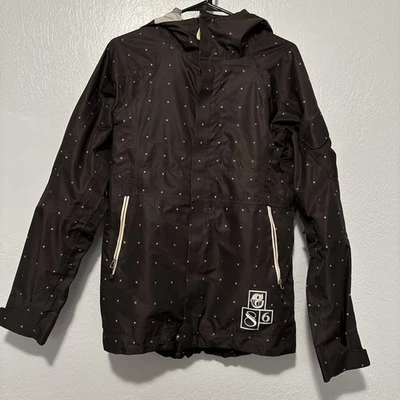 SIXEIGHTSIX 686 Plexus Ski Jacket Womens Medium Black Snowboarding Winter - Image 1 of 4