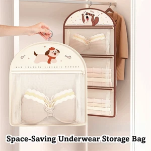 1/2/3Layer Underwear Storage Bag Large Capacity Net Bag Wardrobe Organizer - Picture 1 of 18
