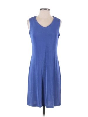 Coldwater Creek Women Blue Casual Dress S Petites - Image 1 of 2