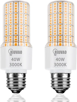 Led Corn Light Bulbs 300W Equivalent Super Bright 5000Lm 3000K Warm White Led Li - Image 1 of 4