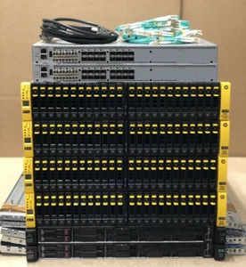 HP 3PAR 7400c 360 Gen10 16GB FC 37TB SSD & SAS 96 Core Platinum 1TB SAN Solution - Picture 1 of 3