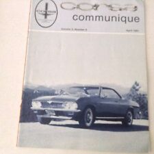 Corsa Communique Magazine President Berkman Convention April 1981 060417nonrh