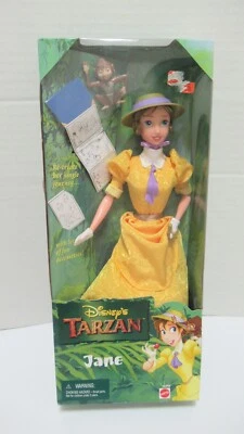 Figura Muñeca Coleccionable Disney Tarzán Jane 1999 Muñeca Barbie Sellada Nueva Foto 1 de 4