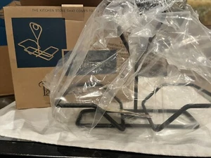 The Pampered Chef Small Square Bowl Caddy #1944 Black New In Box - Picture 1 of 3