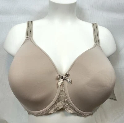 Nuevo con etiquetas Sujetador Chantelle 36H Rosa Desnudo Rive Gauche Cobertura Completa Foto 1 de 4