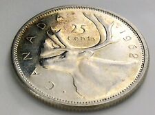 1962 Canada Twenty Five 25 Cent Quarter Circulated Elizabeth II Coin J501