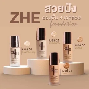 ZHE Liquid Foundation satin texture Waterproof sun protection smooth coverage - Picture 1 of 16