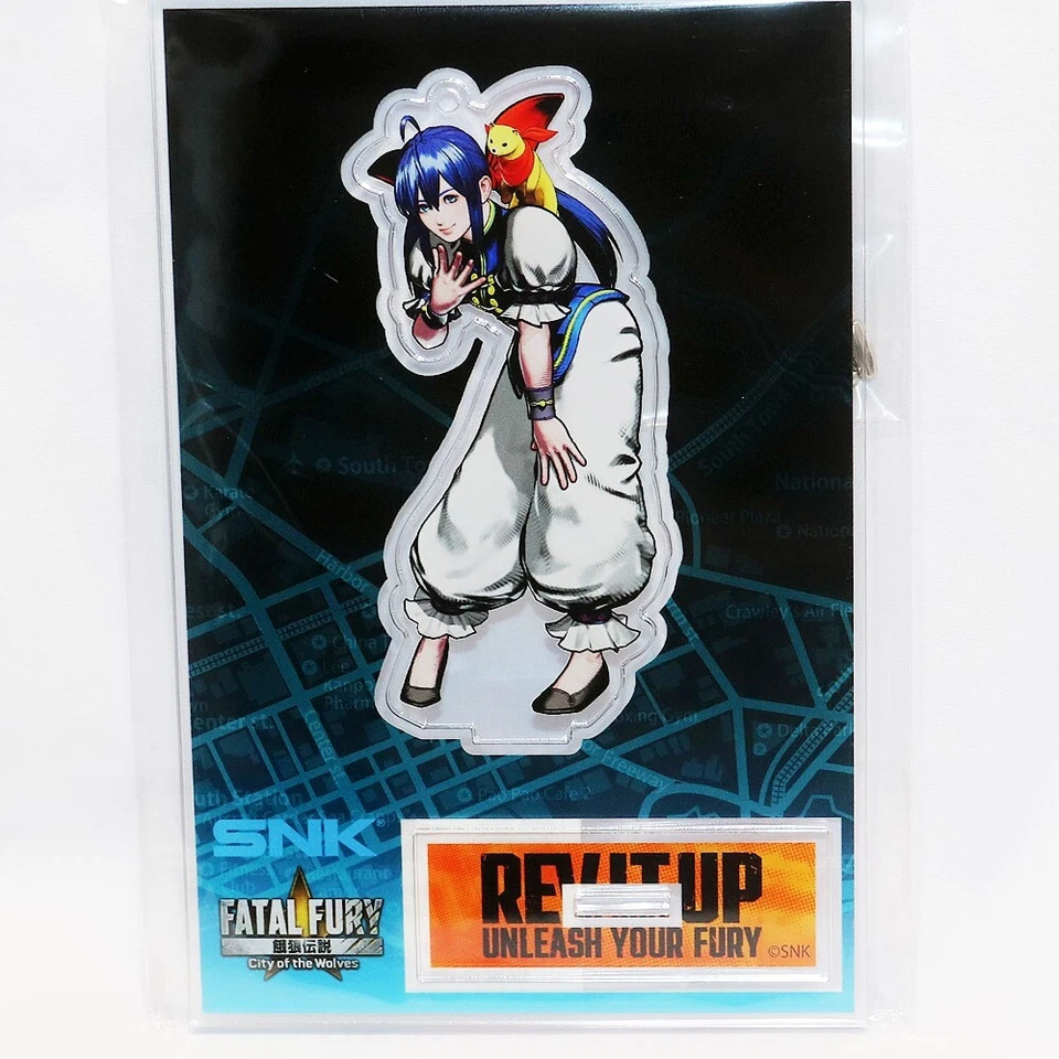 SNK Fatal Fury KOF figure acrylic stand key chain Mai Shiranui Neogeo m589