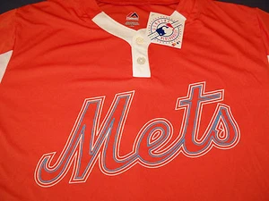 New York Mets Majestic Shirt Size Large - Picture 1 of 3