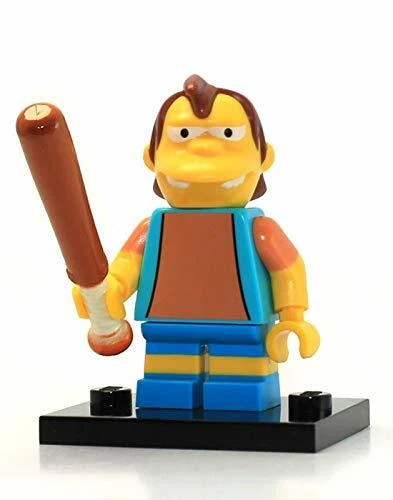 LEGO Collectible Minifigs - Rare - Simpsons Series 1 71005 - Nelson Muntz - New - Image 1 of 1