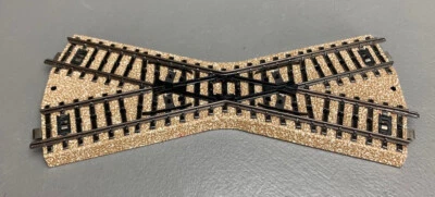 HO Märklin Metal 193mm 30° Crossing Section M Track 5114 HO1884 - Image 1 of 4