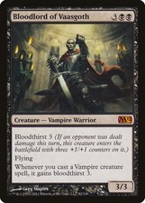 Bloodlord of Vaasgoth Magic 2012 / M12 PLD Black Mythic Rare CARD ABUGames