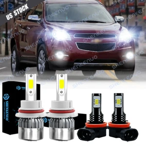 Para For car Equinox 2005-2009 4X faros LED+bombillas de luces antiniebla - Picture 1 of 14