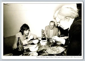 Postcard Bande à Part Photo exhibition Clic Bookstore NYC 2010 Warhol, Jagger A3 - Picture 1 of 2