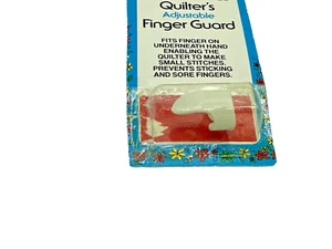 Quilters Plastic Adjustable Finger Guard Open Box - Picture 1 of 2