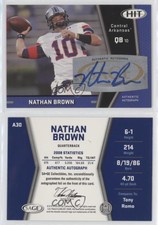 2009 SAGE Hit Auto Nathan Brown #A30 Rookie Auto RC