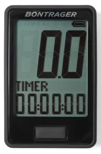 BONTRAGER RIDEtime Bike Cycling Computer w/ Large Easy-To-Read Screen BLACK $65 - Picture 1 of 3