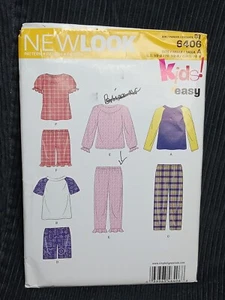 Lounge Pants Shirt Sleep Pajamas 1/2-8 New Look Simplicity 6406 Sewing Pattern - Picture 1 of 5