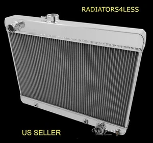 RADIADOR DE ALUMINIO CHAMPION 4 FILAS 65 66 67 PONTIAC TEMPEST LEMANS MOTORES GTO V8 - Imagen 1 de 2