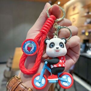 Multi-function Cartoon Bicycle Panda Key Chain  Souvenir Gift