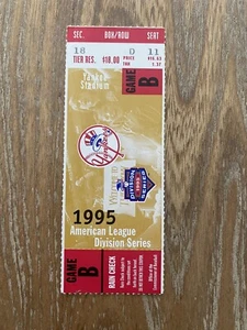 Biglietto Mariano Rivera Playoff Debutto 1995 ALDS Game 2 Ken Griffey Jr. HR Mariners - Foto 1 di 2
