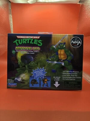Playmates Teenage Mutant Ninja Turtles Mutatin' Leo Leonardo Exclusivo  Foto 1 de 4