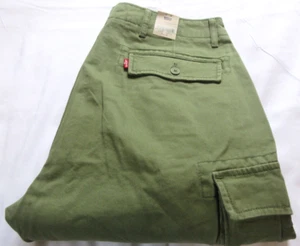 Pantalones Levi's Para Hombre 100% Algodón Pierna Cónica ACE Cargos Verde Talla 34 X 32 - Imagen 1 de 3
