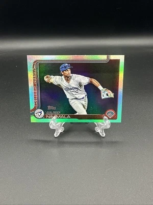 2025 Topps Pro Debut Arjun Nimmala Aqua Foil /75  #PD-30 Blue Jays - Image 1 of 2