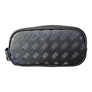 True Religion Kulturbeutel Herren schwarz Vail Reise Clutch Hufeisen Logo Dopp Kit - Bild 1 von 7