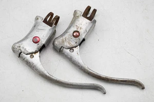 GB SUPER HOOD VINTAGE BICYCLE ALLOY BRAKE LEVER SET, C.1960s - Picture 1 of 3