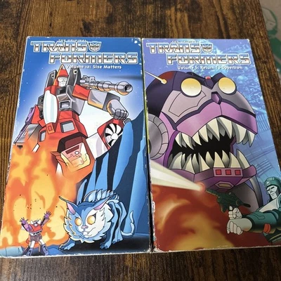 The Original Transformers Volume 5 & 12 - VHS - KID RHINO 90s - Image 1 of 4