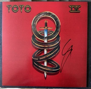 Steve Lukather signed Vinyl IV Toto handsigniert JSA COA Album Schallplatte Lp Schallplatte - Bild 1 von 2