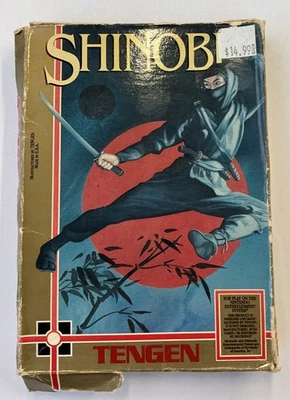 Shinobi Nintendo Entertainment System NES Damaged Box No Manual Tested - Image 1 of 4