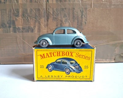 Matchbox 25 Volkswagen Beetle Volkswag ¡En base rara!!!! Foto 1 de 4
