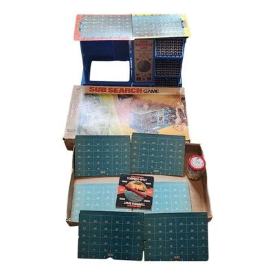 Vintage 1973 Milton Bradley Sub Search 3 Level Strategy Game  - Image 1 of 4