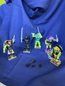 5 TMNT Mega Bloks Out Of The Shadows Figuren Raph Mikey Foot Soldat Leo Donnie - Bild 1 von 14