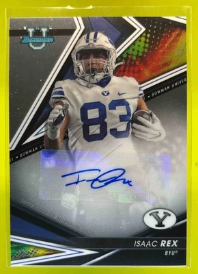 2022 Bowman's Best U Isaac Rex Best of Auto #BA-IR - Image 1 of 4