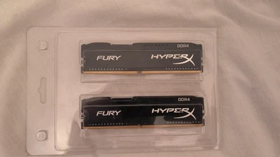 Kit RAM Kingston Fury-DDR4- 8Go (2x4go) -2400 MHz -Neuve - Image 1 of 4