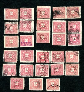 STAMP US SCOTT R229 "Numeral 2-Documentary" 2 CENT 1917 USED LOT - Picture 1 of 1