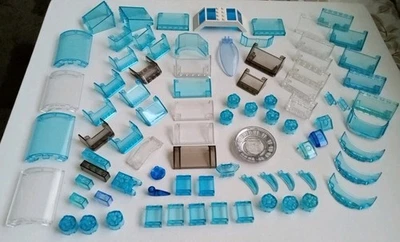 Lego Piezas Especiales Genuinas Translúcido Azul Claro Ahumado Fotos Reales Foto 1 de 4