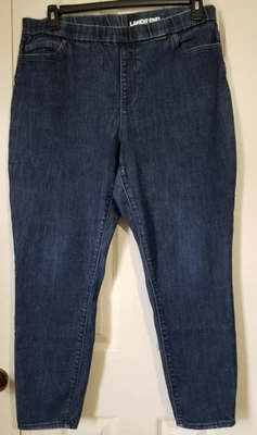 Jeans ajustados Lands' End para mujer talla grande 18 bolsillos de mezclilla #437 Foto 1 de 4