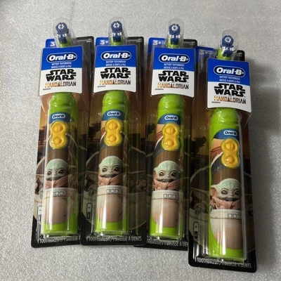 (4) Oral-B Kids Electric Toothbrush – Mandalorian Baby Yoda (Grogu) – Star Wars - Image 1 of 4