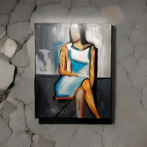 Pintura al óleo sobre lienzo 16 X 20 - Imagen 1 de 3