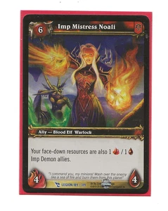 WOW TCG IMP MISTRESS NOALI Foil 189/319 LEGION English NM UD 2010 - Picture 1 of 1
