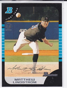 Tarjeta de novato Matthew Lindstrom Arizona 05 Bowman primera edición - Imagen 1 de 1