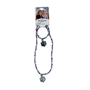 Disney Frozen Necklace and Bracelet Set, Elsa and Anna Design - Picture 1 of 1