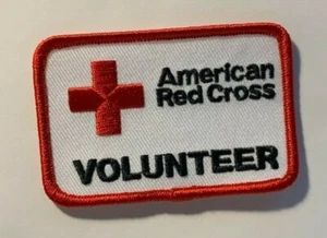 american red cross patch red cross volunteer American red cross patch 2" x 3" - Picture 1 of 3