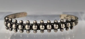 Antique Navajo Sterling Silver Cuff - Picture 1 of 3