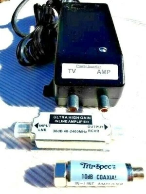 40dB ANTENNA MAST PREAMPLIFIER & HDTV SIGNAL BOOSTER - Image 1 of 4