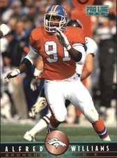 1997 Pro Line Football Card #85 Alfred Williams